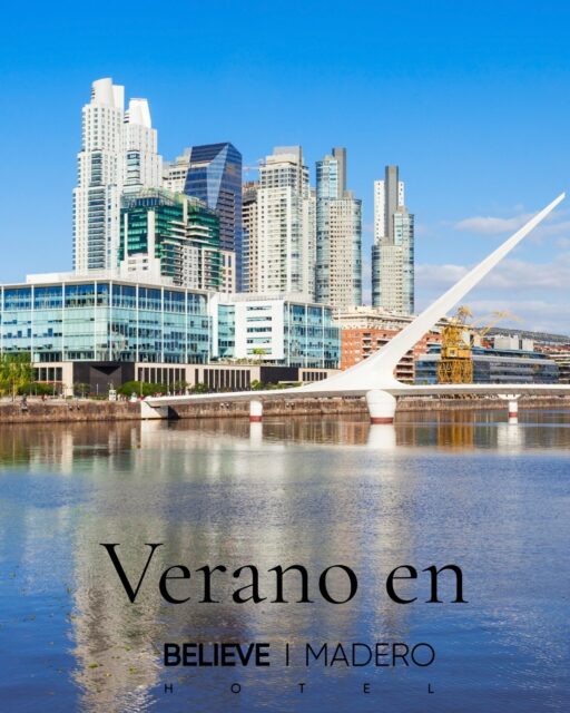 ✨ ¡Verano en Believe Madero!
☀️Éste verano no se trata solo de viajar, sino de dónde te quedás.
En Believe Madero, cada detalle está pensado para que descanses, recorras la ciudad y vuelvas a sentirte en casa.

🏨 Diseño boutique, espacios que invitan a bajar el ritmo y una ubicación perfecta para salir a pasear sin apuros.
Acá el verano se vive con calma, estilo y experiencias reales.

📍 Chile 80, Puerto Madero

¡Reservá directo y al mejor precio!
www.believemadero.com

#Verano2026 #EscapadaDeVerano #Vacacionesdeverano #HotelBuenosAires