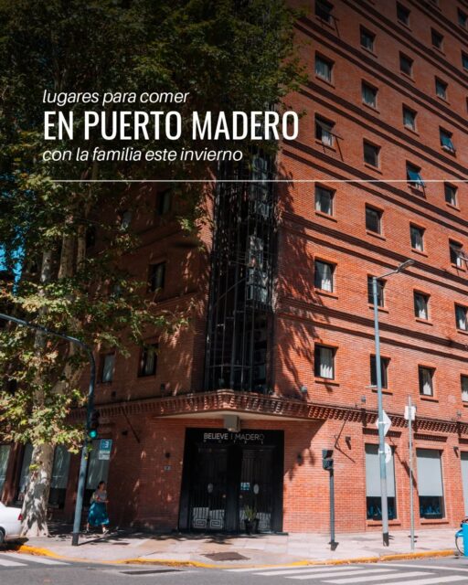 Vacaciones de invierno a pasos de Puerto Madero.
La pregunta del millón: ¿dónde comemos?
Te damos 5 opciones que están a pasos del hotel.