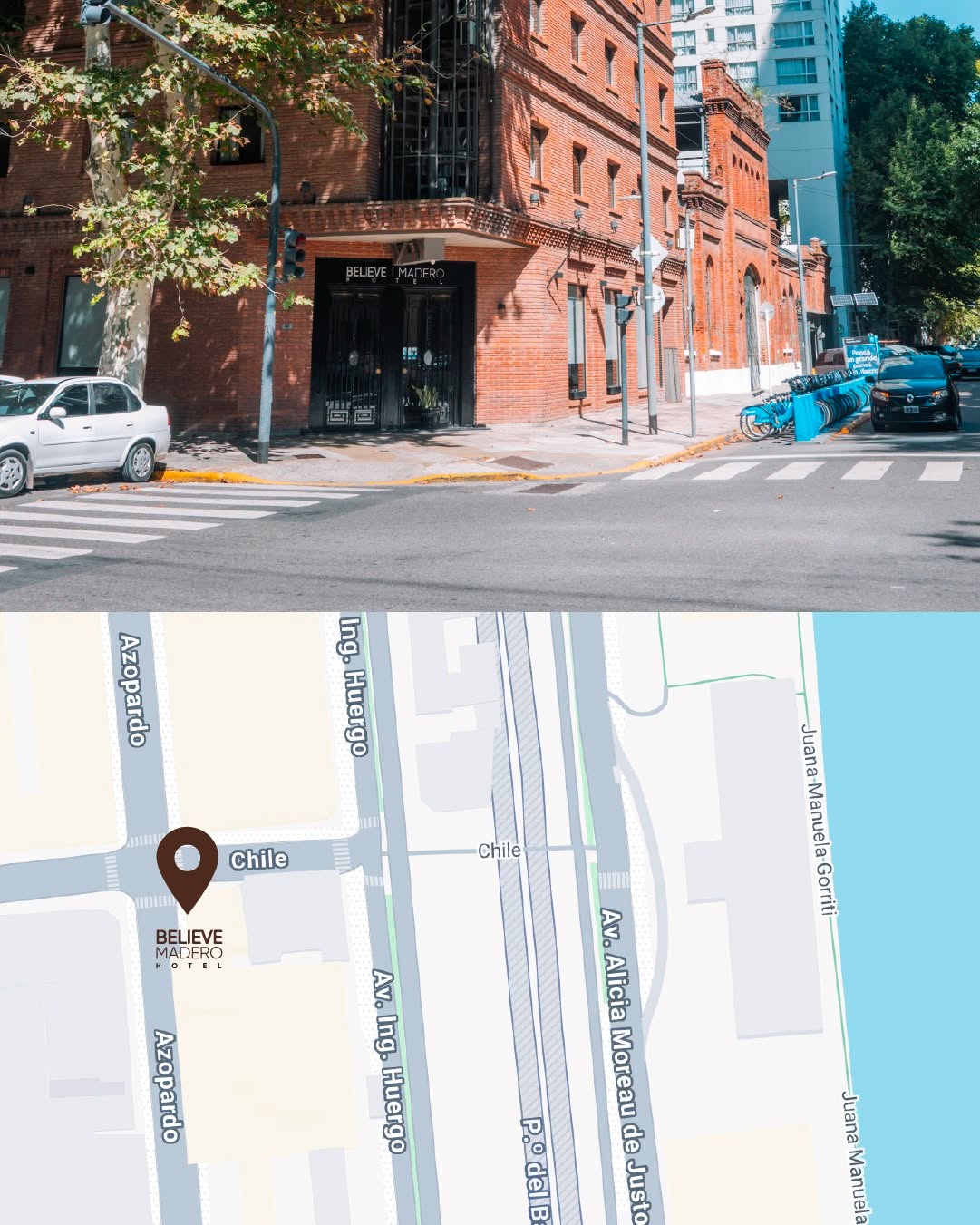 Cada viaje tiene su historia.
Nosotros queremos ser el lugar donde empiece la tuya.
Believe Madero, el punto de partida para descubrir Buenos Aires.Reservá directo desde nuestra web.