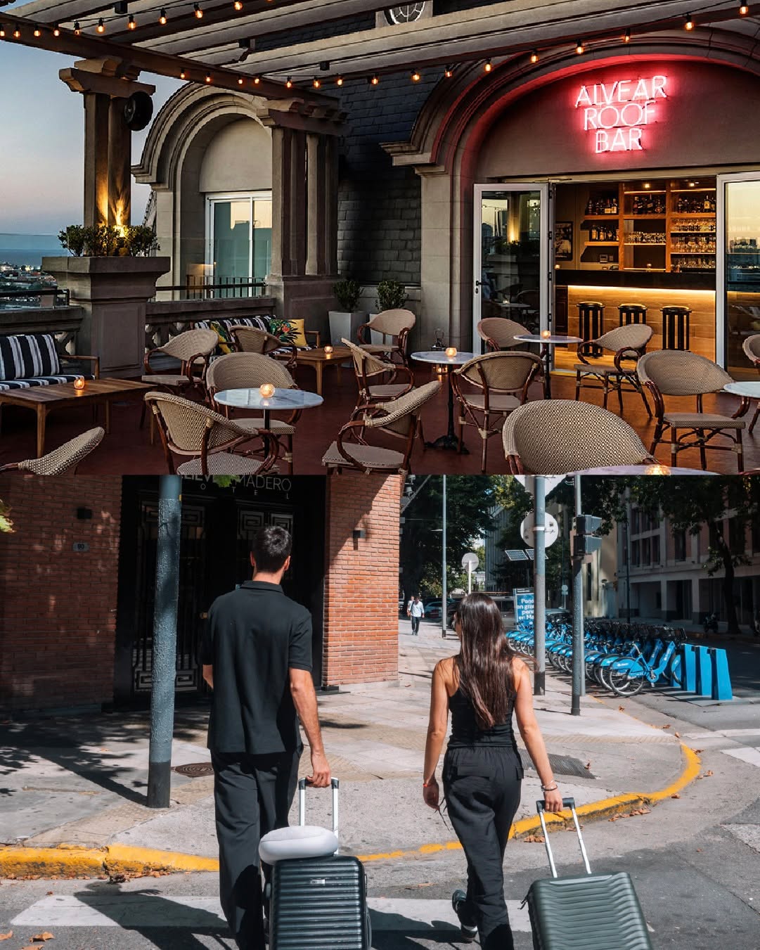 El mejor lugar para ver Buenos Aires... quizá no esté a nivel de la calle.Muy cerca de Believe Madero te esperan algunos de los rooftops más lindos de la ciudad.